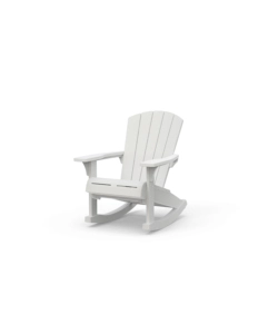 SEDIA DA ESTERNO DONDOLO "ROCKING" COLORE BIANCO, 80,.5X92X100,5 CM - KETER
